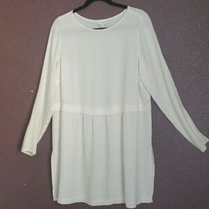 J. Jill tunic  mini dress side splits - semi sheer